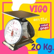 Product Image Stainless Steel Spring Scale VIGO Brand 20 Kg Flat Plate