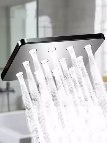 Overhead Shower Universal Large Shower Head Pressurized Anti-blocking Shower Head Bathroom Hotel Sma