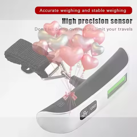 50kg 10g Digital Scale Electronic Balance Kitchen Luggage Hanging Scale Weight Suitcase Travel Scale