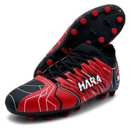 HARA Sports รุ่น Iron-Man รองเท้าสตั๊ด รองเท้าฟุตบอล รุ่น F28 สีแดง