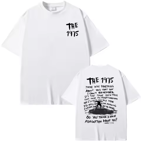 The 1975 about You Graphic Print T-shirt Being Funny in A Foreign Language Album Tshirt Women Hip Ho