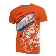 2026 Netherlands Flag T-shirt for Men 3d Printed Dutch Orange T Shirt Oversized Short Sleeve Outdoor