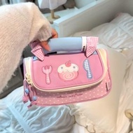 Macaron Contrast Color Pencil Case High-value Student Stationery Cute Storage Bag Cosmetic Bag Porta