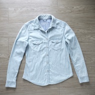Gap Women's Jeans Shirt Soft Size S (Second-Hand Product) Good Condition)