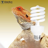 TIMEKEY 5.010.0 UVB Reptile Lamp 13W 26W UVB Rays Energy Heating Light Calcium-enriched Bulb Heating
