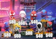Hot Toys Marvel Cosbi Across the Spiderverse 盲盒 公仔🕸️；Hottoys Spiderman Spidervese Bobble-Head Collec