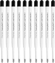 Westcott Ballpoint Pen Refills Black Pack of 10 | G2 Ballpoint Pen Refills XB 1.4 mm in Pack of 10 |
