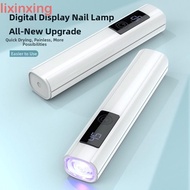LIXINXING Mini Nail Dryer Light, Efficient Curing Single Finger LED Nail Lamp, Nails Art Tools 45s T