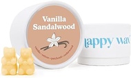 Happy Wax - Vanilla Sandalwood Wax Melts - Vanilla Scented Soy Wax Melts, Infused with Essential Oils - Cute Bear-Shaped Wax Melts Perfect for Melting in Your Wax Warmer (3.6 Oz. Classic Tin)