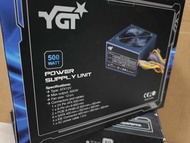 YGT ATX 12V 500 WATTS 80+ WHITE, TRU-RATED POWER SUPPLY UNIT (PSU) [4 molex] [6 Sata]