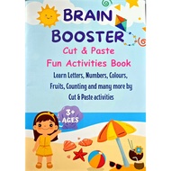 Activity Book/ Brain Booster Cut & Paste Fun Activities Book For Kids Age 3+ Years