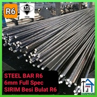 Round Iron R6 (1 meter/ 2 meters 3 meters) Full Spec Sirim 6mm (YB)