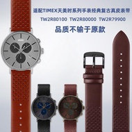 10/20 Suitable for TIMEX retro watch men's TW2R79900/80100/80000 leather watch strap 20mm