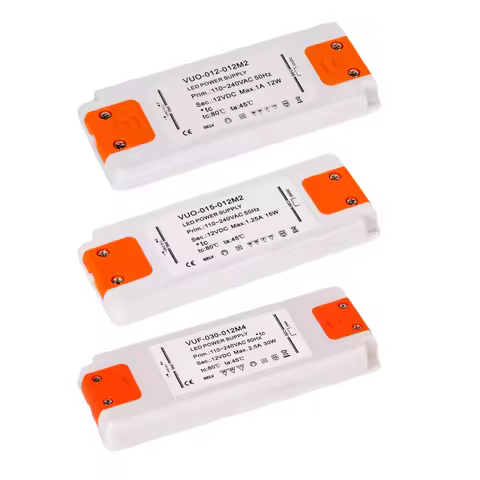 6W 12W 15W 20W 30W 50W 60W Ultra Thin LED Driver 12V 24V DC Home Power Supply LED Transformer Adapte