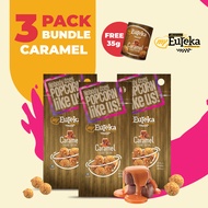 [3 Packs] Eureka Popcorn 140g Pack FREE 1x Caramel Baby Can 35g