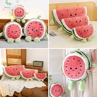 Super Soft Cute Watermelon Pillow Giant Melon Shape Smiley Face Fruit Pillow