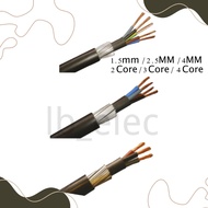 1.5mm / 2.5MM / 4MM  2 Core/ 3 Core/  4 Core Armoured Cable / Underground Cable / auto gate cable 10