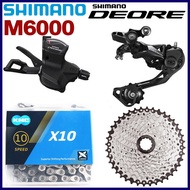 ▤⊕№Shimano DEORE M6000 Groupset 3x10Speed MTB Mountain Bike 30 Speed RD-M6000 Derailleur SL-M6000 Sh