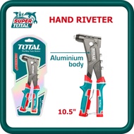 [ TOTAL ] (THT32105) Hand Riveter | 10.5 inch | Aluminium Body | 2.4mm to 4.8mm Rivets