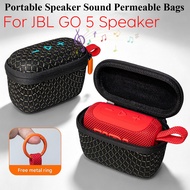 For JBL GO 5 speaker sound permeable bag, Portable travel Case for JBL GO5 GO4 GO3 Speakers