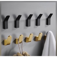 Row Rack  Colour Space Aluminium Punch Free Or Drill Hook Towel Rack