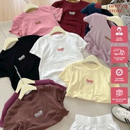 S.mile Embroidered Women's T-Shirt Made of QC Smooth Cotton 7 Colors Lii Love CK57