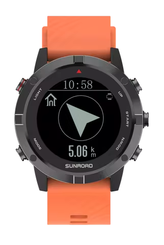 SUNROAD New FR934 GPS Outdoor Compass Watch Cross-country Riding Mountaineering Track Hard APP Downl