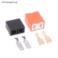 AYellowgod 1 Set Car Headlight Socket Plug H7 Bend Right Ceramic High Temperature Ceramics Corner H7 Bulb Socket Plug Connector SG