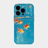 Immediate Good Luck Goldfish Fantasy Apple 16 Phone Case 16e/15/14/13/12/11 Hard Protective Xsmax/8p