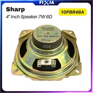 (1pc) Sharp 4" Inch 7W 6 Ohm 102MM 10PBR46A Portable Audio Speaker Unit 4Inch 4Inci 7Watt 6Ohm 10CM 