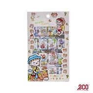 Kreati Fashion Girl Decoration Sticker 15cm x 10cm (4sheets/pack) - AD-L008-T02-08 - AD-L008-T02-08