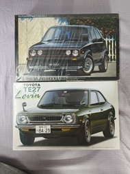 Volkswagen Golf GTI & Toyota Levin 模型 車
