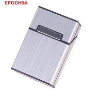 EPOCH9A Name Card Holder, Aluminum Alloy Magnetic Button Business Card Box, Fashion Elegant Design H