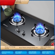 Butterfly 2 Burner Glass Hob BG-2K Gas stove table top built-in fierce flame stove Tempered glass Easy to clean