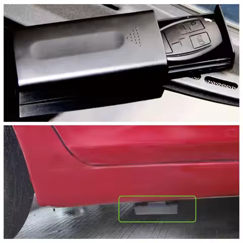 Portable Car Key Secret Box Magnetic Creative Car Key Hider Hidden Black Outdoor