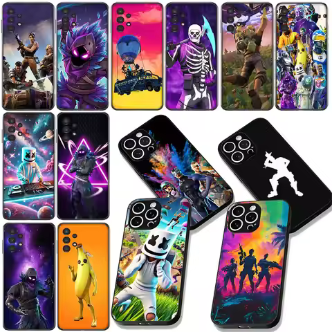 Wallpaper F-Fortnites-Lovely Phone Case for Samsung Galaxy Note 20 9 10 S8 S10 Lite S9 Plus A54 A53 