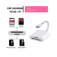 Đầu Chuyển Đổi Cáp Lightning 2 in 1 Sang USB Tiện Dụng Cho IOS 13 U Disk OTG Ipad Iphone 11 Pro Xs M