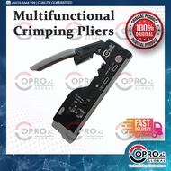 Multifunctional Crimping Tool For Pass Through Cat7 Cat6a Cat6 Cat5e RJ45 with Tester