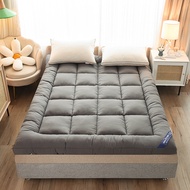 【Thicken】Mattress Topper Foldable Mattress 1.2m/1.8m*2m QUEEN KING Tatami velvet Bed Sheet Fitted ma