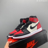 Air Jordan 1 Mid 'Gym Red Black Toe' Aj1 Nike Sneakers Men Women Shoes