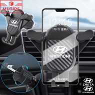 Hyundai Car Air Vent Phone Holder 360º Mobile Stands GPS Bracket Car Phone Holder For Ioniq 6 5 Kona