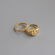 3D Angel Wings Ring Chain Rings For Women• Waterproof Non Tarnish • 18K Gold Plated 316L Stainless T