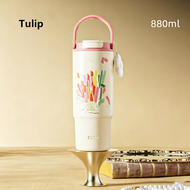 Bigcar Van Gogh Series 880ml SUS316 Stainless Steel Insulated Tumbler