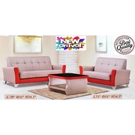 LX 336A, 2 + 3 SEATER SOFA SET, Available in Casa Leather/Fabric Could customize Pattern &amp; Color Preferences