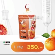 C VIT ME วิตามินซีส้มเลือด (ร้านเจ้าของแบรนด์) 1 ห่อใหญ่ บรรจุ 30 ซอง ปริมาณ 15 กรัม/ซอง