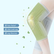 1 Pair Wormwood Self Heating Knee Pads Warm Knee Support Brace Protector For Relief Injury Recovery Knee Massager Leg Warmer