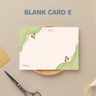 [25 PCS] Blank Card / Kartu Kosong / Kartu Ucapan Kosong / Note Card / Thank You Card / Greeting Car