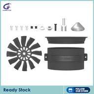 Gazechimp พัดลมท่อพร้อมรีโมทคอนโทรลมอเตอร์แปรง RC อะไหล่เปลี่ยนเจ็ท Edf