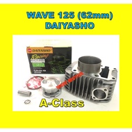 WAVE125 CYLINDER BLOCK KITS 62MM WAVE 125 RACING BLOCK ASSY 62MM DAIYASHO WAVE 125 RACING BLOK SET 6