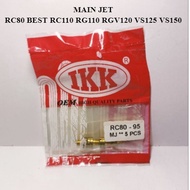 SUZUKI RC80 BEST RC110 RG110 RG SPORT RGV120 VS125 VS150 MAIN JET 80-150 PER PCS IKK MJ MINJET MAINJ